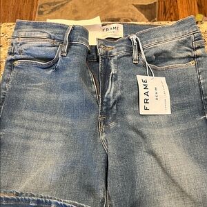 Frame Denim Women's Blue Le High Flare Jeans